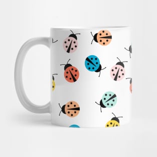 Colorful Ladybird Pattern Mug